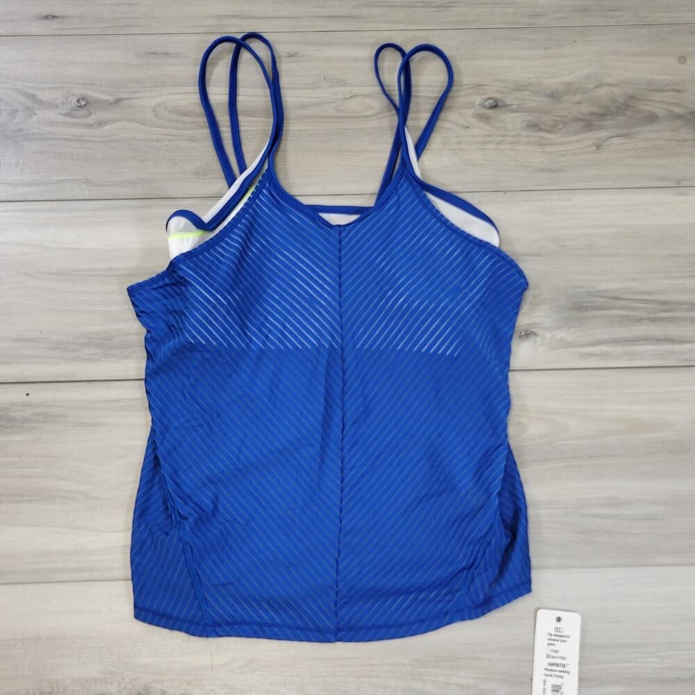 Lucky in Love EBL Top Women's XS Blue VaporTex Quick Drying New